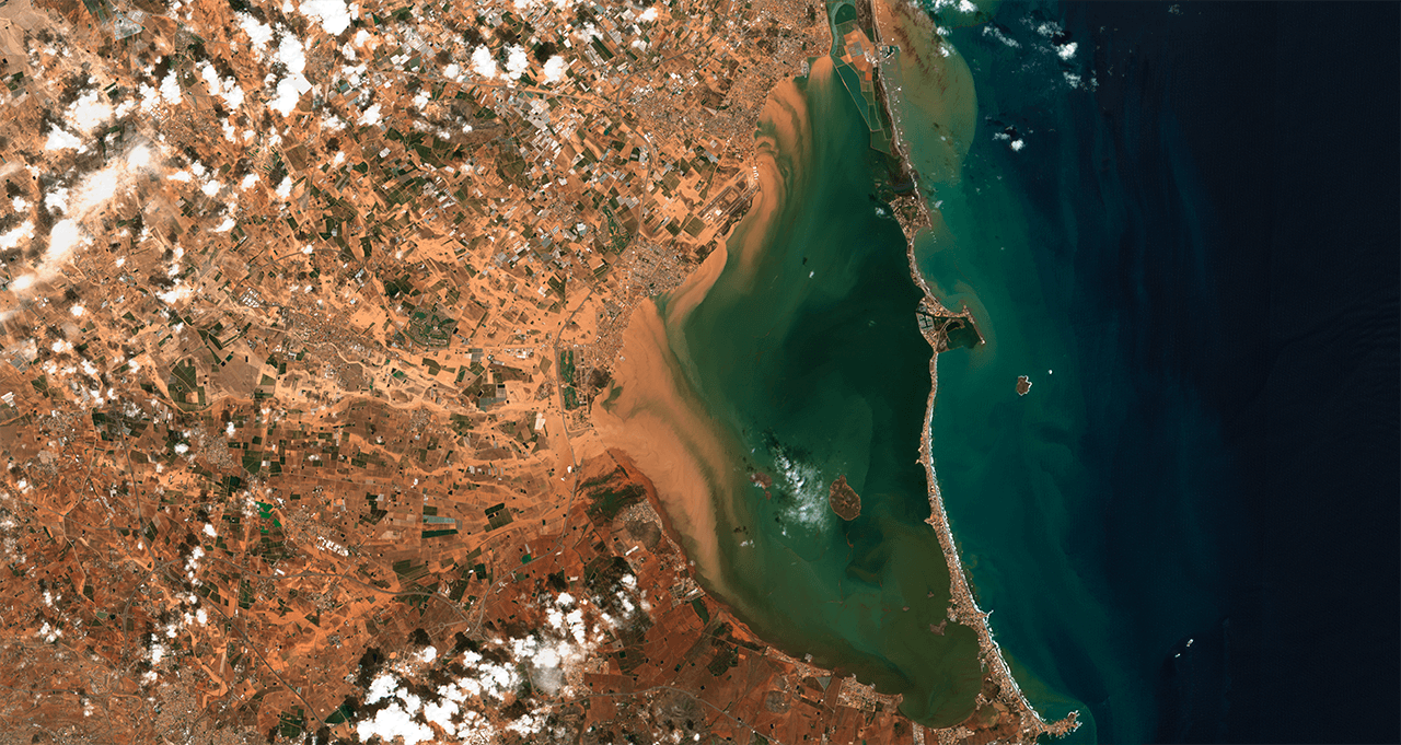 Imagen captada por el satélite Sentinel-2 el 13 de septiembre de 2019