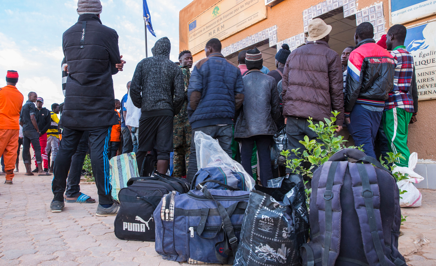 grupo migrantes Agadez
